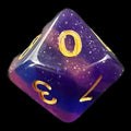 TDSO Layer Lavender Glitter D10 Dice