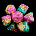 TDSO Layer Mardi Gras 7 Dice Polyset