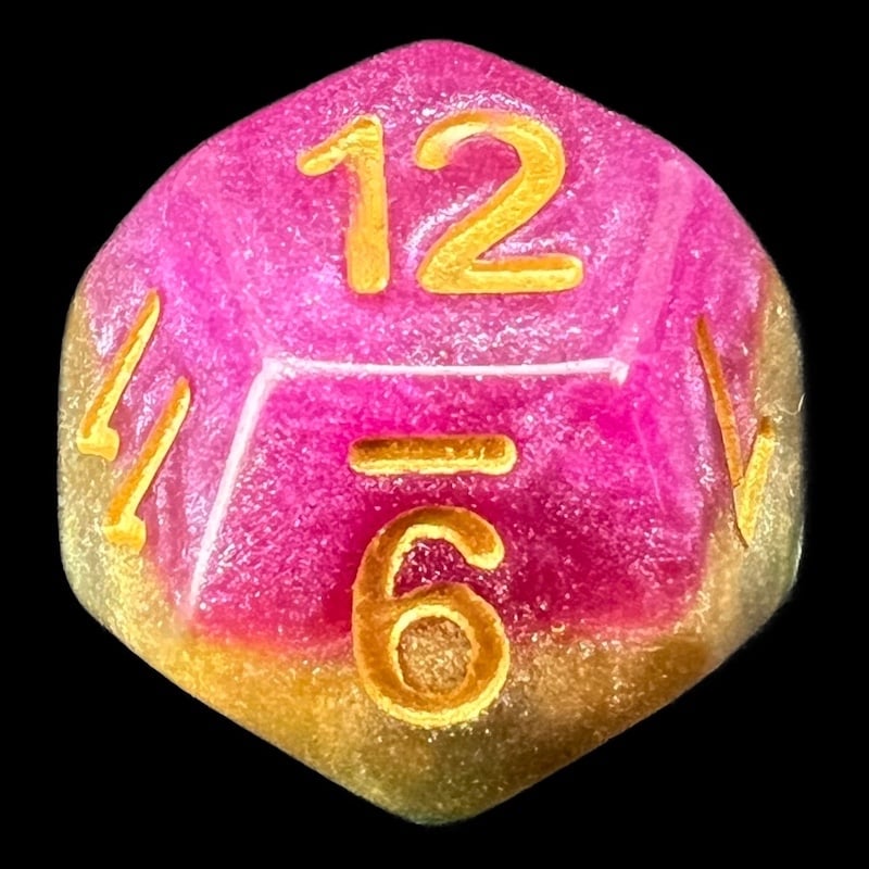 TDSO Layer Mardi Gras D12 Dice