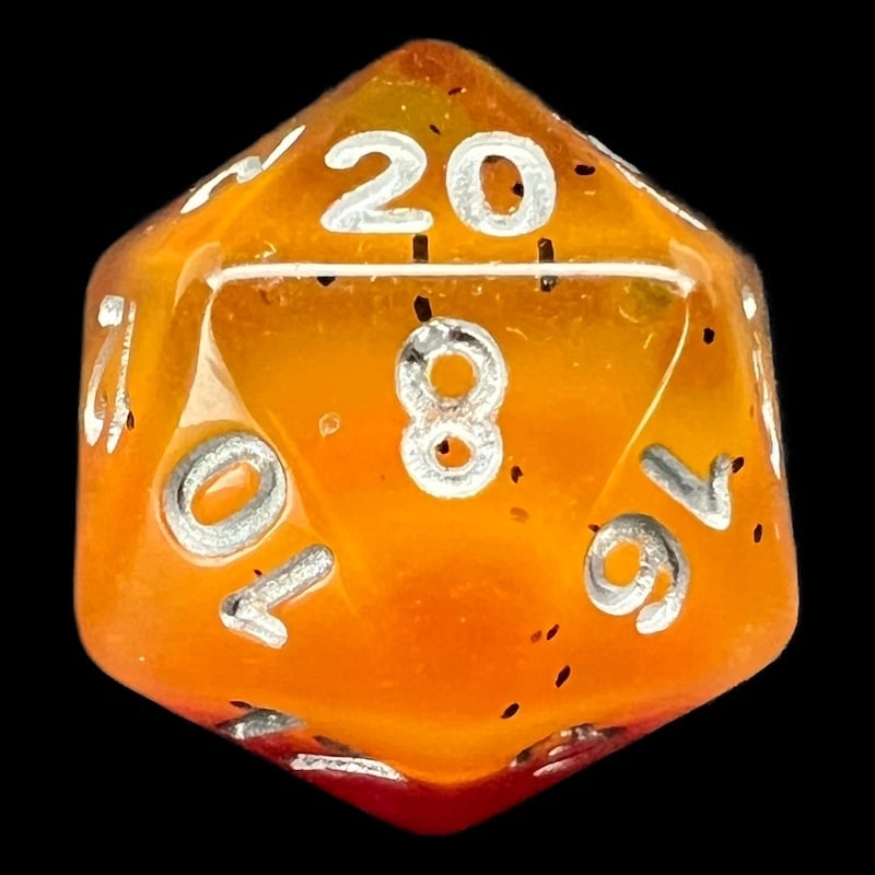 TDSO Layer Passion Fruit D20 Dice