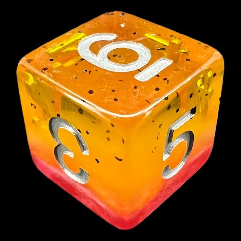 TDSO Layer Passion Fruit D6 Dice