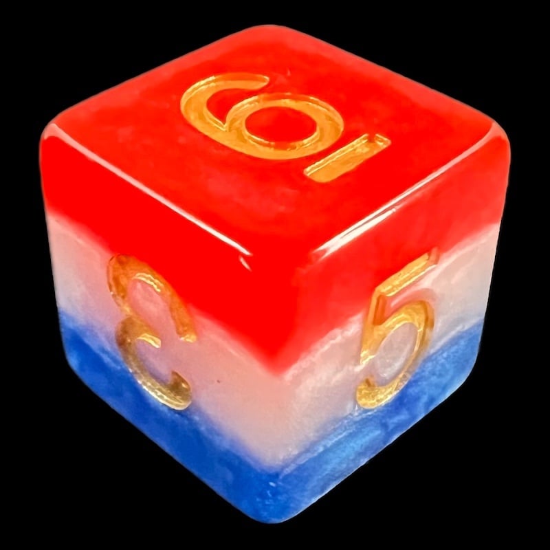 TDSO Layer Patriot D6 Dice