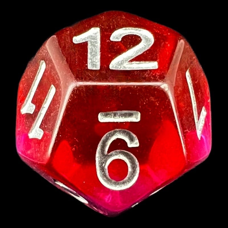 TDSO Layer Pomegranate Blossom D12 Dice