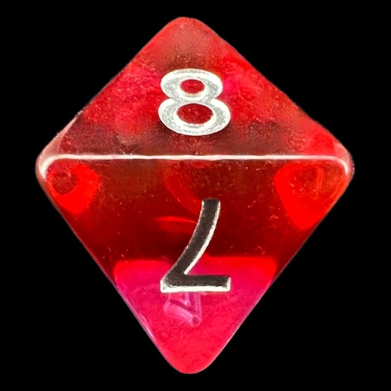 TDSO Layer Pomegranate Blossom D8 Dice