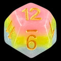 TDSO Layer Purple Blue Yellow & Pink D12 Dice