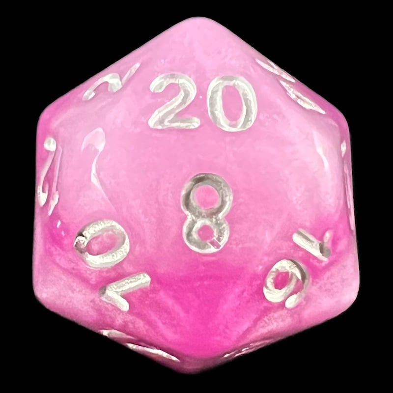 TDSO Layer Purple D20 Dice