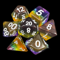 TDSO Layer Transparent Rainbow Light 7 Dice Polyset LTD EDITION