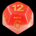 TDSO Layer Red Snow D12 Dice