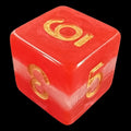 TDSO Layer Red Snow D6 Dice
