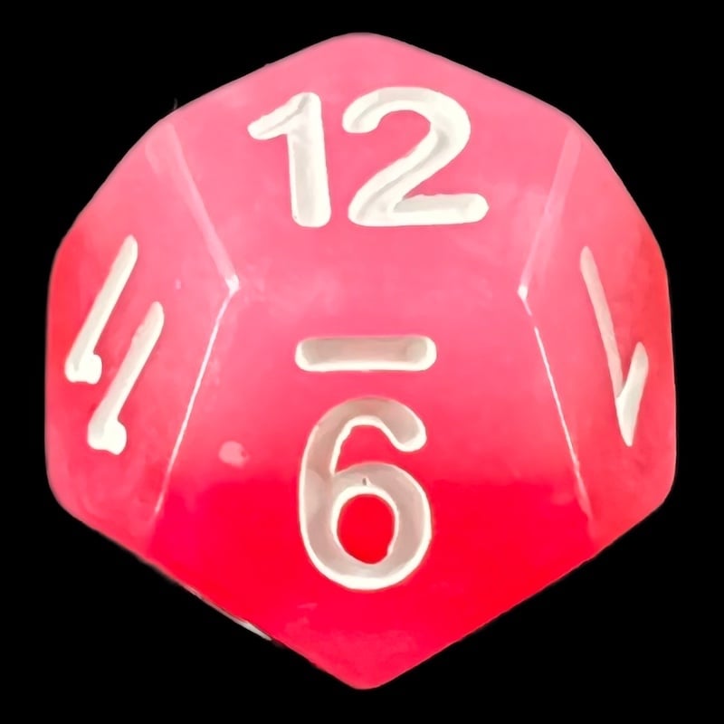 CLEARANCE TDSO Layer Rose D12 Dice