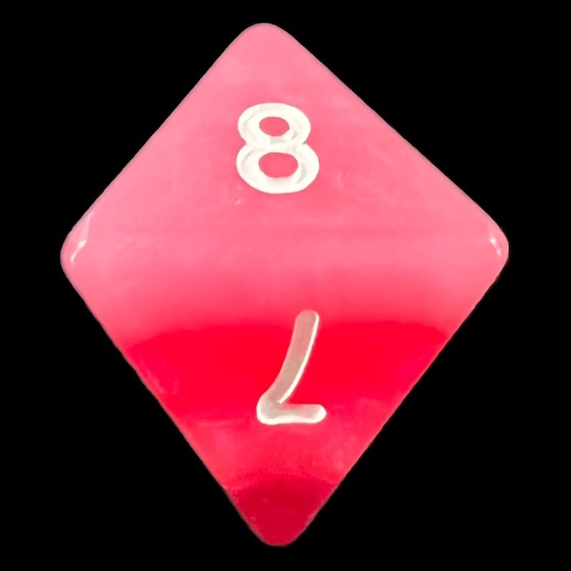 CLEARANCE TDSO Layer Rose D8 Dice
