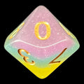 TDSO Layer Transparent Candyland Glitter D10 Dice