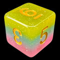 TDSO Layer Transparent Candyland Glitter D6 Dice