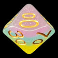 TDSO Layer Transparent Candyland Glitter Percentile Dice