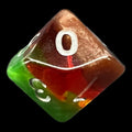TDSO Layer Transparent Celestial D10 Dice