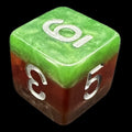 TDSO Layer Transparent Celestial D6 Dice