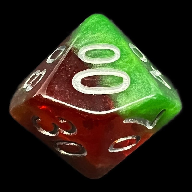 TDSO Layer Transparent Celestial Percentile Dice