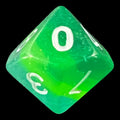 TDSO Layer Transparent Green D10 Dice