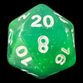 TDSO Layer Transparent Green D20 Dice