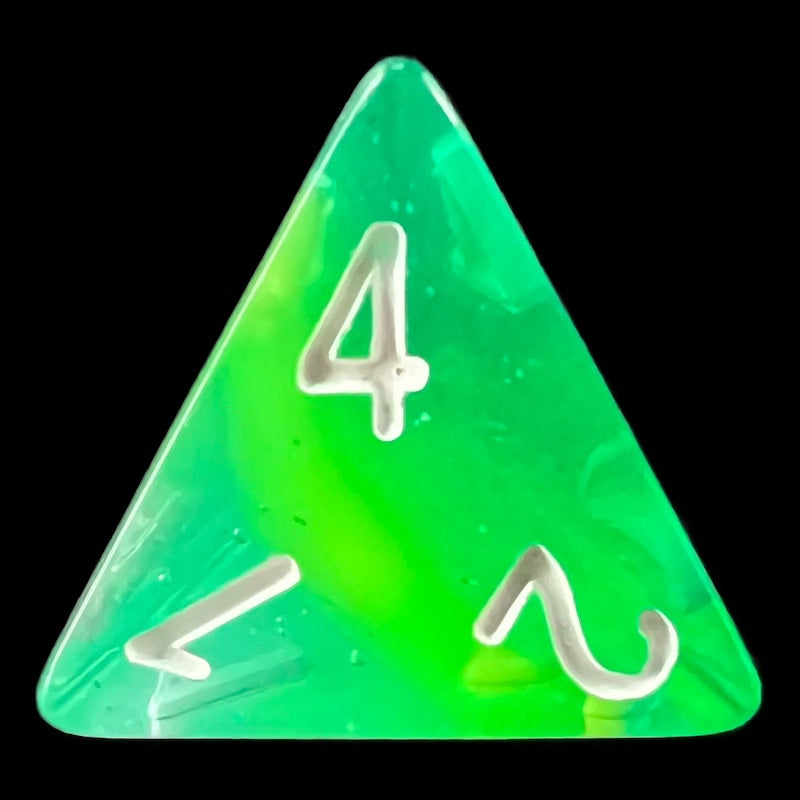TDSO Layer Transparent Green D4 Dice