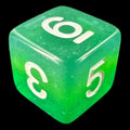 TDSO Layer Transparent Green D6 Dice