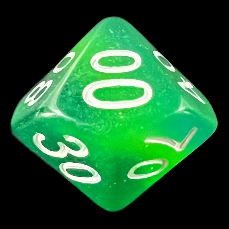 TDSO Layer Transparent Green Percentile Dice
