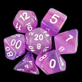 TDSO Layer Transparent Purple 7 Dice Polyset
