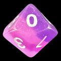 TDSO Layer Transparent Purple D10 Dice
