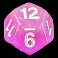TDSO Layer Transparent Purple D12 Dice