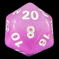 TDSO Layer Transparent Purple D20 Dice