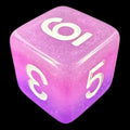 TDSO Layer Transparent Purple D6 Dice