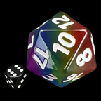 TDSO Layer Transparent Rainbow MASSIVE 55mm TITAN D20 Dice