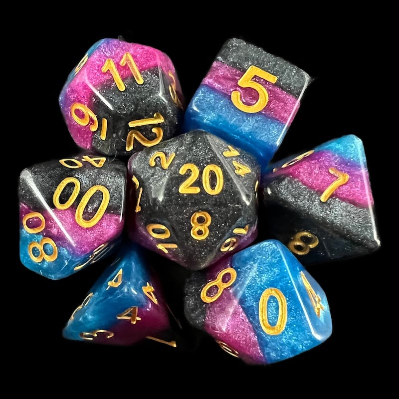 TDSO Layer Venom 7 Dice Polyset
