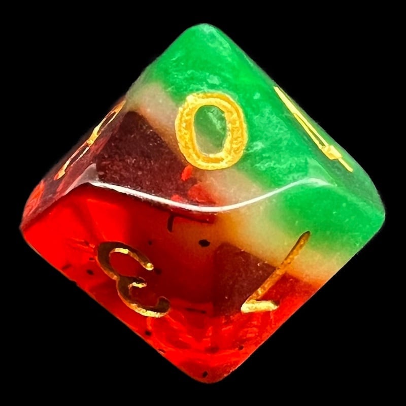 TDSO Layer Watermelon D10 Dice