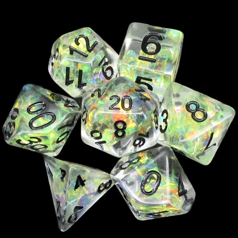 TDSO Lightning Blade 7 Dice Polyset