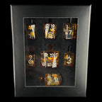 TDSO Liquid Core Bee With Silver Potion Bottle 7 Dice Polyset