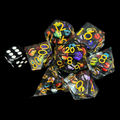 TDSO Liquid Core Shoggoth 'Mass of Moving Eyes' with Gold JUMBO 7 Dice Polyset