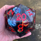 TDSO Liquid Core Tormentors 'Mass of Souls' MASSIVE 85mm D20 Dice