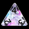 TDSO Luminous Ceremonial Chrome D4 Dice