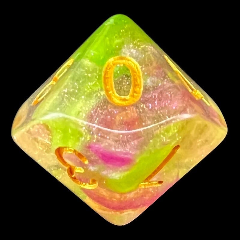 TDSO Luminous Dragons Breath D10 Dice