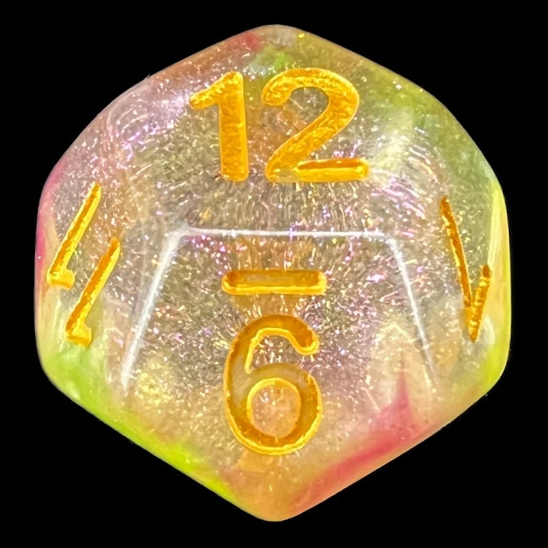 TDSO Luminous Dragons Breath D12 Dice