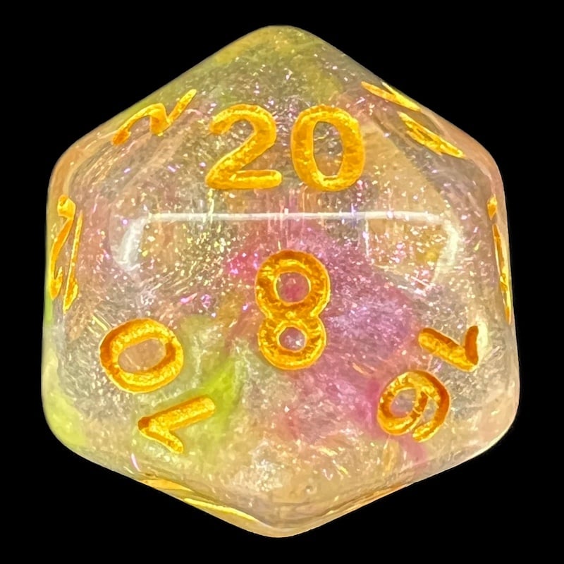 TDSO Luminous Dragons Breath D20 Dice