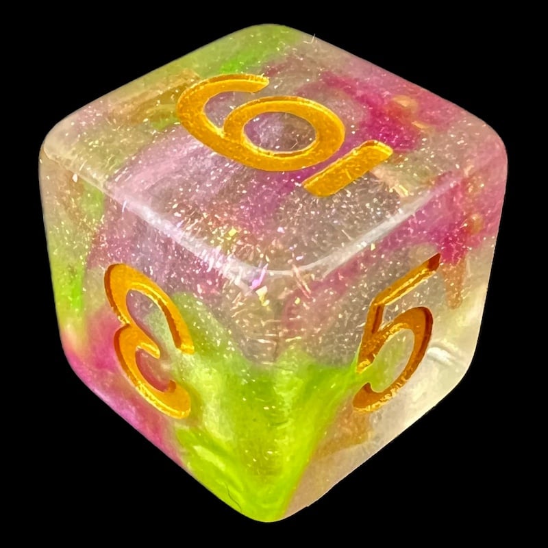 TDSO Luminous Dragons Breath D6 Dice