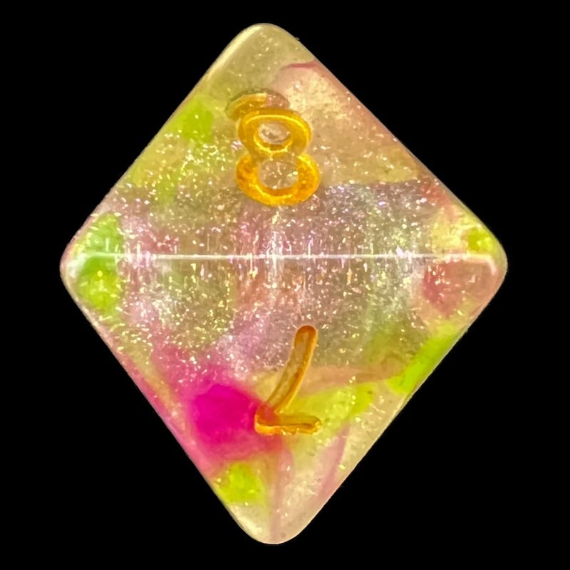 TDSO Luminous Dragons Breath D8 Dice