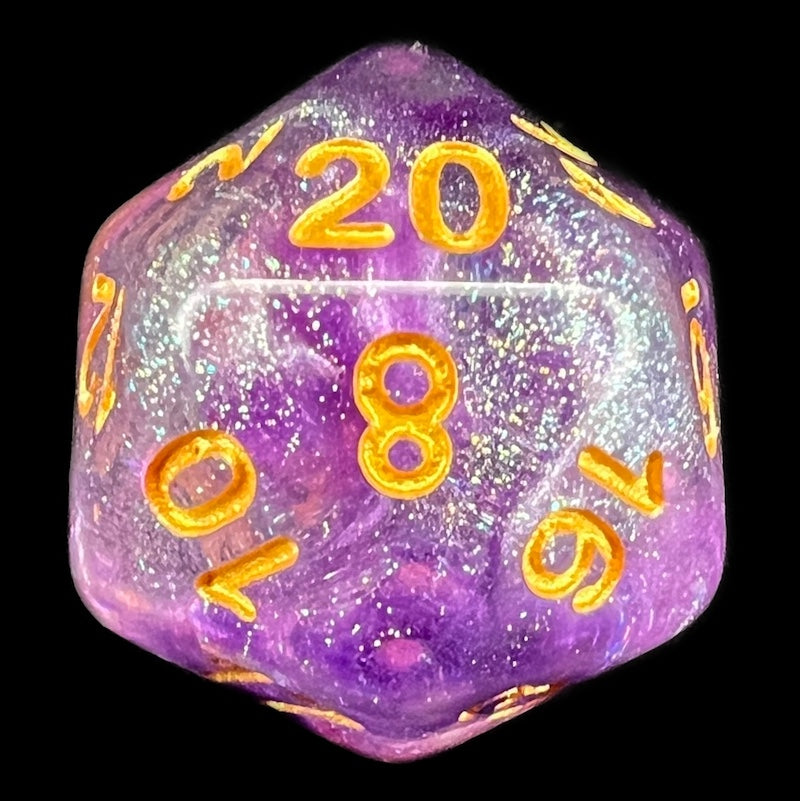 TDSO Luminous Electric Iris D20 Dice