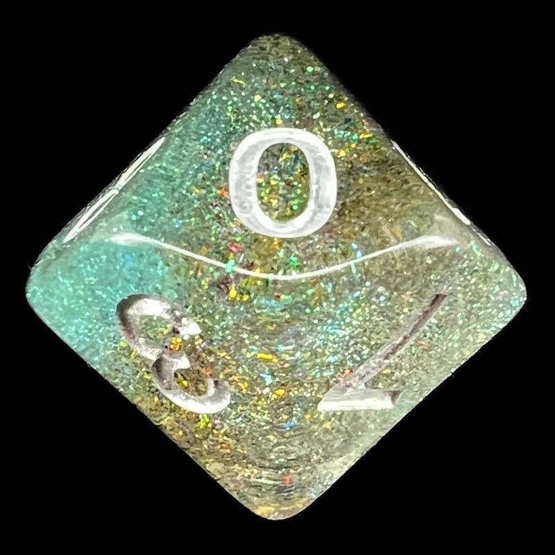 TDSO Luminous Elven King D10 Dice