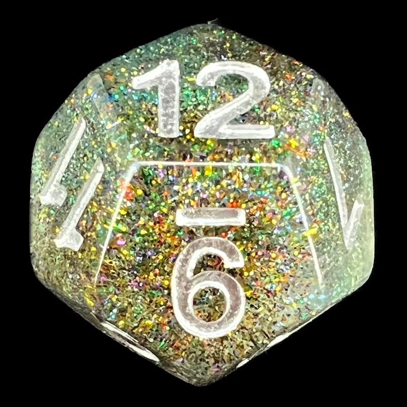 TDSO Luminous Elven King D12 Dice