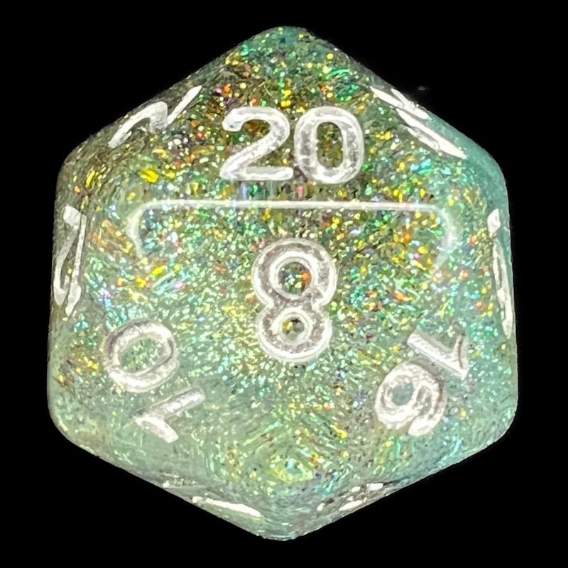 TDSO Luminous Elven King D20 Dice