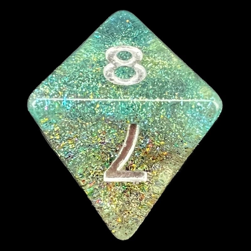 TDSO Luminous Elven King D8 Dice