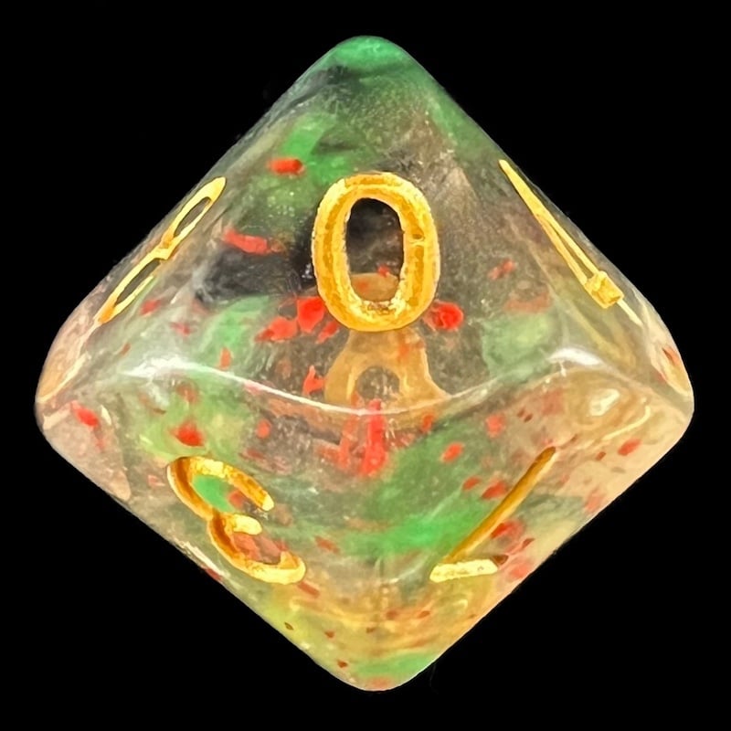 TDSO Luminous Evil D10 Dice